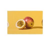 Placemats for Dining Table Set of 6 12x18in YTUOPWE Passion fruit close-up Picture for hotel Family Banquet