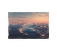 Placemats for Dining Table Set of 6 12x18in YTUOPWE The endless sea. Picture for hotel Family Banquet