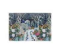 Placemats for Dining Table Set of 6 WHJSHOP Garden Under The Snow Prints Hotel Family Banquet