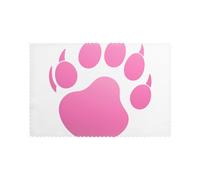 Placemats for Dining Table Set of 6 YYHWHJDE Pink bear paw print Printed Hotel Family Banquet