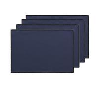 Placemats Placemats Table Dining Table Cloth Washable Cotton Heat Resistant 35 x 50 cm, Navy Blue