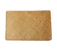 Placemats Seagrass Place Mat Hand-Woven Rectangular Rattan Placemats Straw Tea Cup Pot holder Kitchen Tableware Accessories(Extra Large 43 X 30)