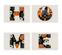 Placemats Set of 4, 12x18 Inch Table 30 * 45cm Placemats Set Suitable for Outdoor and Indoor These are Built to Last Resisting wear and Fading Over time