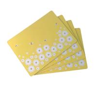 Placemats Set Of 4 Yellow Table Mats Bee Printed Dining Table Placemat Tableware