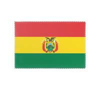 Placemats Set of 6,Non-Slip Durable Flag of Bolivia Print Table Mats Washable for Kitchen Dining Table Decor 12x18 in