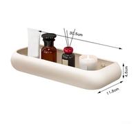 Placement Aluminum Rack for Organizing Bathroom Cosmetics and Kitchen Condiments with Air Flow Design (A)