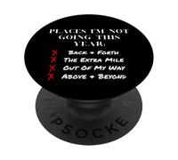 Places I’m Not Going This Year Boundaries Self Care Design PopSockets Adhesive PopGrip