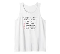 Places I’m Not Going This Year Boundaries Self Care Design Tank Top