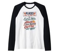Places I Won't Be Going Shirt Raglan Baseball Tee