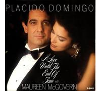 Plácido Domingo - A love until the end of time (1985, & Maureen McGovern) / Vinyl single [Vinyl-Single 7'']