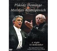 Placido Domingo & Mstislav Rostropovich : A Night to Remember ~ DVD [Import] Region 0- Ntsc | Domingo, Placido | Live At the Roman Theater of Merida | Kirov Theater Orchestra Leningrad