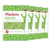 Plackers Back Teeth Micro Mint 75 Count (Pack of 4)