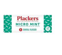 Plackers Individually Wrapped Micro Mint Dental Floss Picks, 500 Count