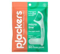 Plackers Micro Mint Dental Flossers, 90 Count (Pack of 3)
