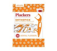 Plackers Orthopick Dental Floss Picks for Braces, 36 Count