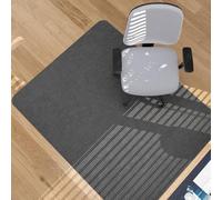 Placoot Desk Chair Mat for Hardwood Floor Corduroy Surface 1/6" Thick 55"x35" Office Chair Mat for Rolling Chairs-100% Large Anti-Slip Backing Under Desk Low-Pile Office Rug Floor Mat for Office/Home