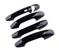 PLADEC Exterior Door Handle Cover For Mercedes Benz C E GLC Class W205 X253 W213 2016-2019 Glossy Black Exterior Door Handle Cover Trim