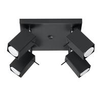 Plafond Lamp MERIDA 4 Steel White GU10 LED SOLLUX LIGHTING Any room Indoor New