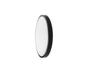 Plafoniera LED 18W 1800lm 4000K IP44 Okrągła fi225 Mleczny Czarna Ramka z mikrof