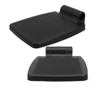 PLAFOPE 1 Pair Plastic Wheelchair Footrests Universal Drive Wheelchair Footrest Accessories with 7.5X6 Inch Footplate and 0.7 Inch Mounting Hole Replacement Leg Support Pedals for