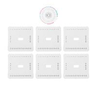 PLAFOPE 1 Set Beading Cord Disc: Portable Handmade Braiding Board Craft Blocking Mats with Grid for Needlework Tapestry and Crochet Projects