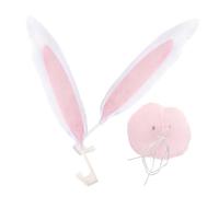 PLAFOPE 1 Set Car Decorations Kit with Rabbit Ears for Christmas Durable Easy Installation Adorable Vehicle Accessories for Festive Holiday Spirit