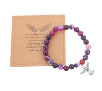 PLAFOPE 1 Set Memorial Beaded Bracelet Set for Women Grief Loss of Daughter Husband Unique Comforting for Bereavement Remembrance Occasions