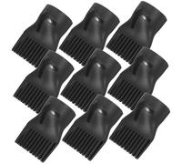 PLAFOPE 10 pcs Hair Dryer Comb Attachment Plastic Collecting Wind Nozzle for Fast Drying Hair Styling Blow Dryer Diffuser for Home and Salon Use