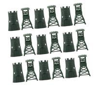 PLAFOPE 10 Set Mini Military Model Plastic Simulation Military Equipment Props for Desktop Decoration Rustic Style Army Figures for Office Bedroom Study Car Display