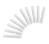 PLAFOPE 10 Sets Price Display Cubes for Retail Store Counters, Plastic Adjustable Number Price Tags with Easy Installation and Efficient Pricing Solution, Stylish Modern Store Appeal