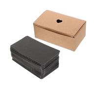 PLAFOPE 100pcs Black Blank Index Playing Cards for DIY Crafting and Learning Sturdy Writable Paper with Ample Space Multi-Functional for Entertainment Collecting and Custom Word Notes