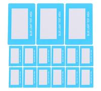 PLAFOPE 100pcs Blue Light Tester Card for Glasses and Lenses Accurate Anti-blue Light Detection Accessory for Home and Clinic Use Instant Results for Eye Protection and Verification