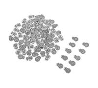 PLAFOPE 100pcs Chinese Five Element Pendant Charms for Jewelry Making Vintage Alloy Metal Hanging Pendants Mixed Styles Fade-resistant Accessories for Necklaces Earrings Bracelets Timeless