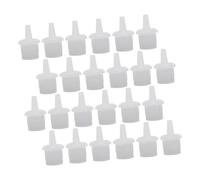 PLAFOPE 100pcs Eyelash Glue Bottle Nozzle Caps Replacement Lash Glue Stopper Abs Material for Precise Application and Secure Seal Suitable for Professional and Home Use