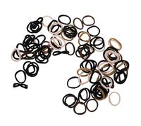 PLAFOPE 100pcs Hair Ties for Thick Hair Elastic for Women Soft for Ponytail Holder Bulk for Daily Use