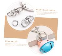 PLAFOPE 100Pcs Heavy Duty Swivel Spring Buckle Clips Zinc Alloy Snap Clasps for Pet Leash Curtain DIY Crafts Keychain Connectors
