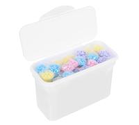 PLAFOPE 100pcs Laundry Detergent Beads Fragrance Pacs Capsules Quick Dissolution Formula Gentle Residue-Free Microcapsules for Machine and Hand Washing Household Use Random Color