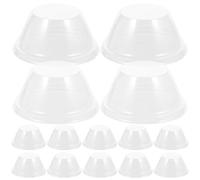 PLAFOPE 100Pcs Plant Nursery Humidity Dome Covers Plastic Plant Dome Greenhouse Caps for Seedling Germination and Frost Protection Gardening Tool for Moisture Control