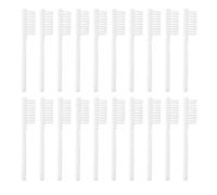 PLAFOPE 100pcs Prison Toothbrush Tiny Security Toothbrush Thumbprint Handle Travel for Hospital Institutional Use Head for Overnight Commuter