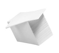 PLAFOPE 100pcs Thick Disposable Paper Napkins White Folded Napkin Tissue for Weddings Bridal Showers Birthday Parties Hotel Restaurant Use