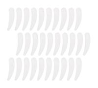PLAFOPE 100pcs White Ceramic Face Cream Spoons Cosmetic Scoop Tools for Facial Creams and Masks, Small Makeup Spatulas for Skincare Application and Cosmetic Sampling