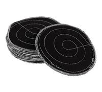 PLAFOPE 10pcs Black Pigeon Nest Mats Breeding Pads Thick Pet Bird Cage Accessories for Cozy Egg Protection and Warmth Reusable Handcrafted Pads Random Color