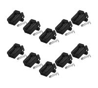 PLAFOPE 10pcs Car Electrical Plug Connectors Kit with Tin-plated Brass Terminals and Black Plastic Housing, Heat Resistant and Waterproof for Vehicle Repairs and Electronic Upgrades