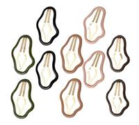 PLAFOPE 10pcs Girls Hair Clips Cloud-shaped Snap Hairpins for Women Non-slip Hair Accessories for Daily Wear and Styling