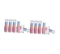 PLAFOPE 10pcs Gradient Lipstick Tubes Reusable Lip Balm Bottles Lightweight Lip Tint Stain