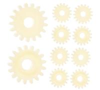 PLAFOPE 10pcs Incubator Gears Reversible Egg Turning Gear Wheel Low Noise Energy Saving Farming Equipment Accessories for Chicken Pigeon Quail Hatcher