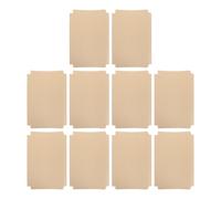 PLAFOPE 10pcs Kraft Paper Self Adhesive Book Covers for Hardback Books and School Textbooks Protective Cover with Easy Application Vintage Retro Look