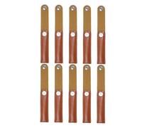 PLAFOPE 10pcs Lash Tweezer Holder Travel Case Portable PU Empty Tweezer Container for Eyelash Grafting Compact Makeup Tool Organizer with Dust Shield for Beauty Professionals