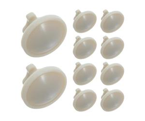PLAFOPE 10pcs Leakproof Silicone Stopper for Bento Box, Round Vent Plug with Airtight Seal, Sturdy Replacement Steam Valve Cover for Multilayer Lunch Containers, for Daily Lunchbox