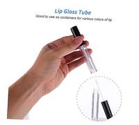 PLAFOPE 10pcs Lip Gloss Tubes Refillable Cosmetic Containers for DIY Lip Color Travel-friendly Lightweight Design Body Lotion Storage